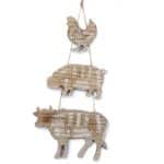 3 Tier - Tasty Animal - Wooden Plaque
