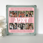Affection Aunt - Personalised Glass Block