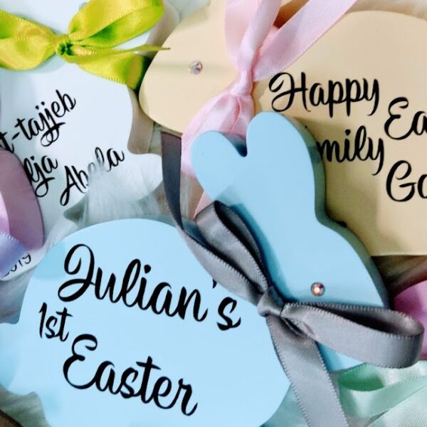 Personalised Wooden Bunny
