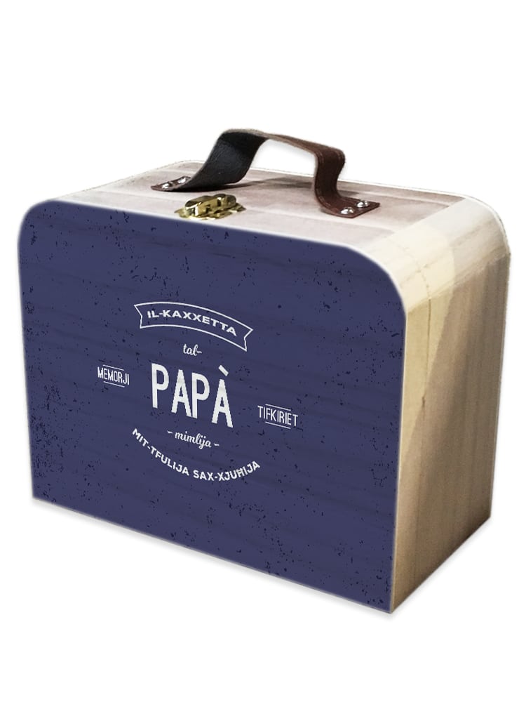 0102_BOX04_ART07.jpg Il-Kaxxetta Tal-Papa' - Wooden Suitcase - Image 1