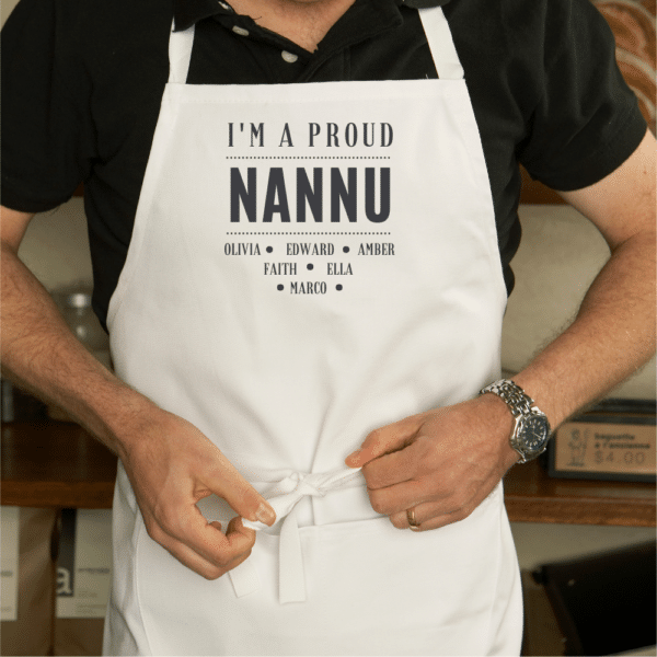 Proud Nannu - Personalised Apron