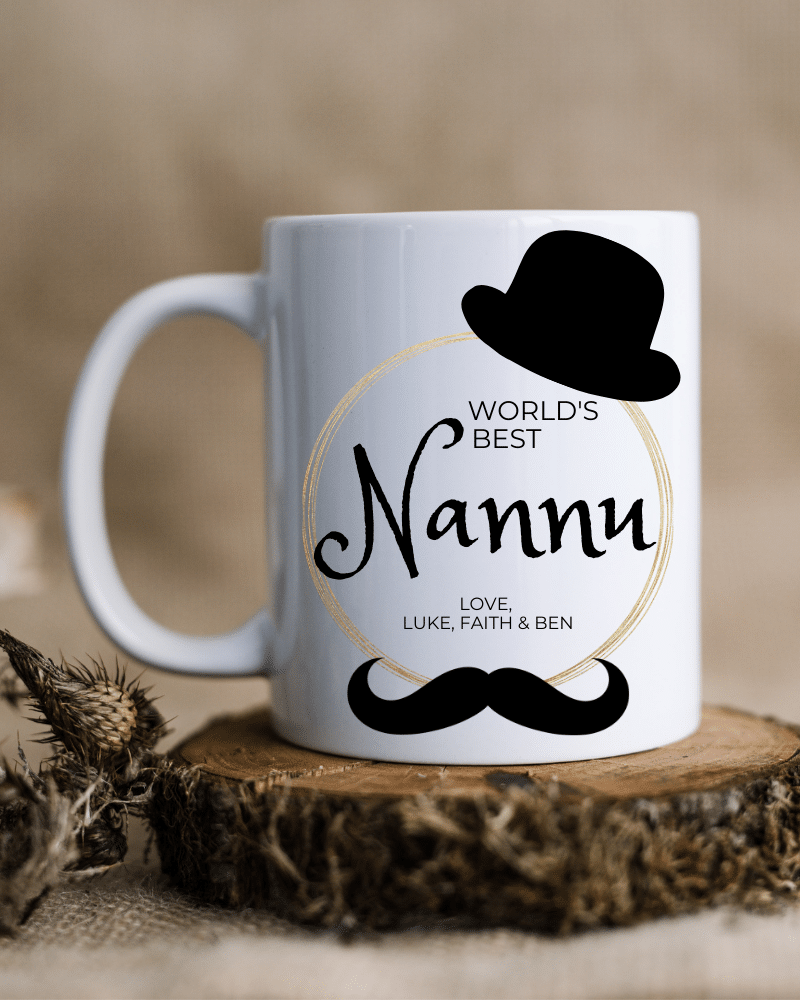 25.png World's Best Nannu - Personalised Mug - Image 1