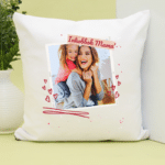 Photo with Red Hearts - Personalised Cushion