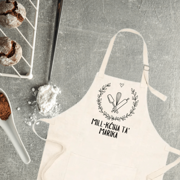 Mill-Kċina ta'... - Personalised Apron