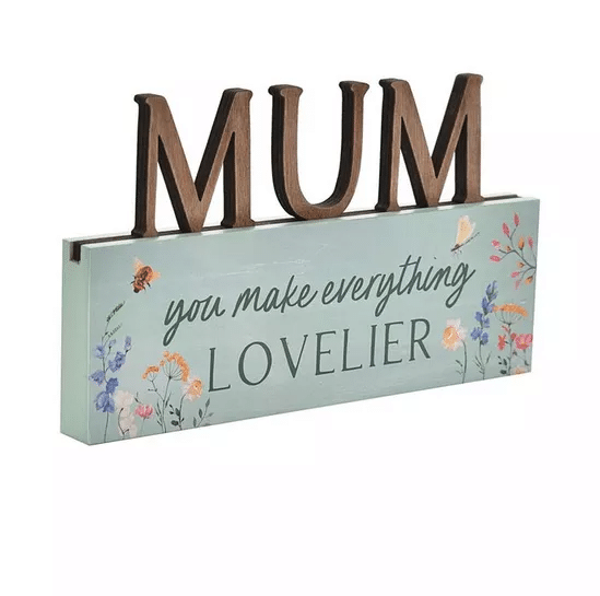 Mum - Cut Out Plaque