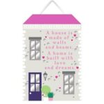 A House Is Made... - Large Wooden Plaque