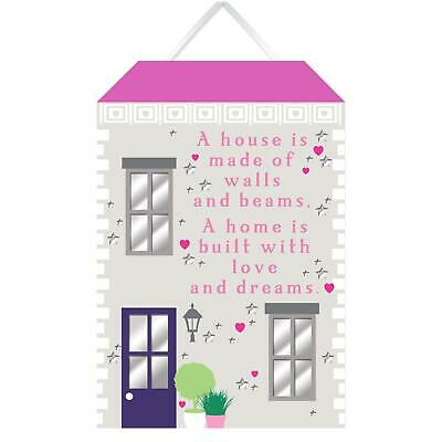 A House Is Made... - Large Wooden Plaque