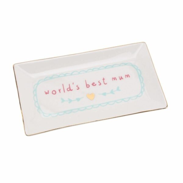 World's Best Mum Trinket Dish