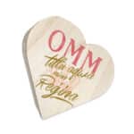 Omm ... Reġina - Wooden Heart Box