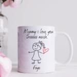 I Love You Mummy - Personalised Girl Mug