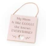 Mum Cut Out Heart Plaques - Image 6