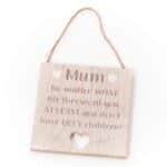 Mum Cut Out Heart Plaques - Image 2