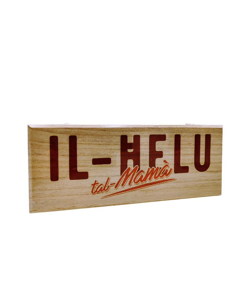 HELUMAMA.png Il-Ħelu Tal-Mama - Wooden Box - Image 1