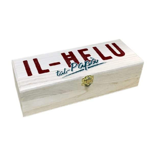 Il-Ħelu Tal-Papa`- Wooden Box