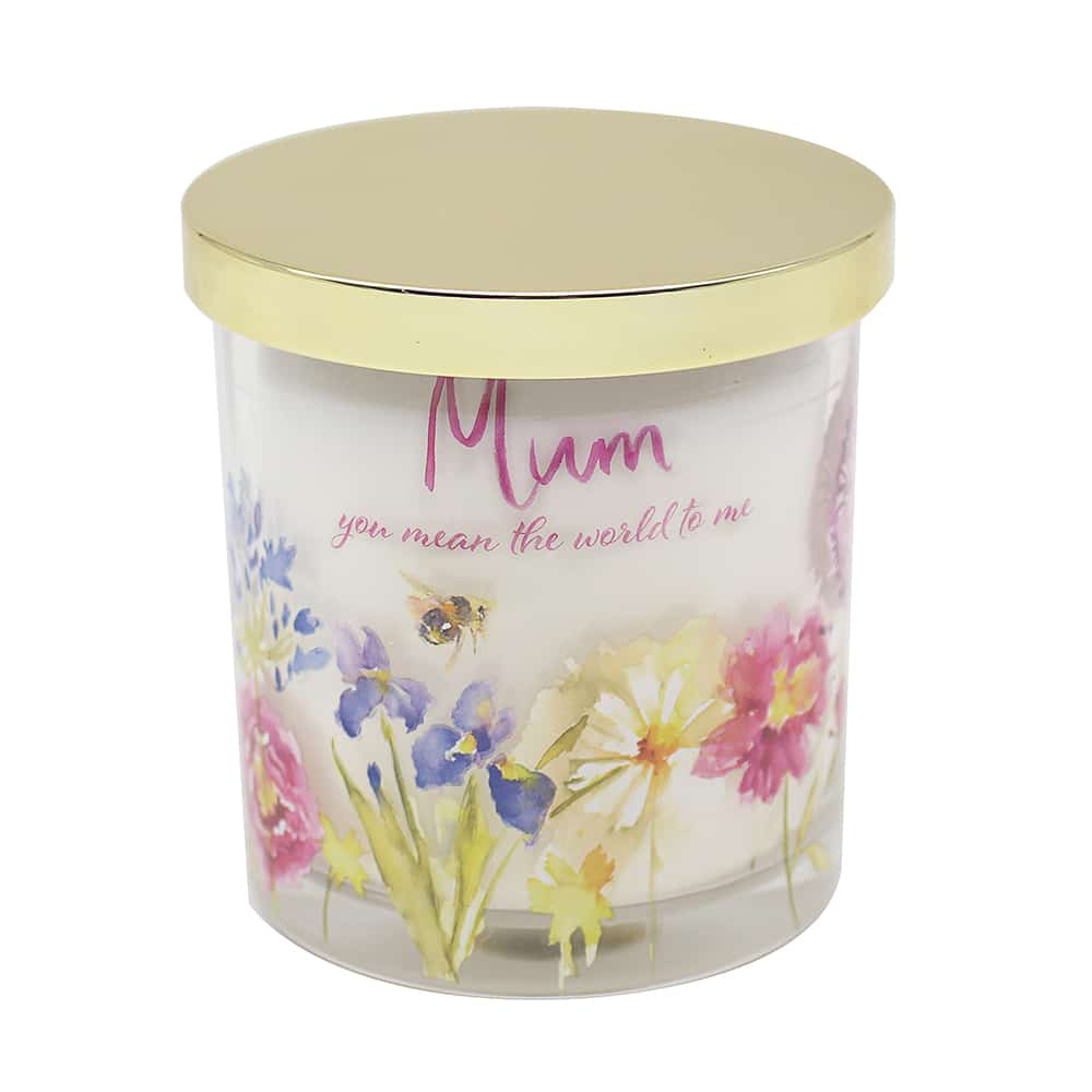 LP95867-EUR15-99.jpg Mum Floral Candle - Image 1