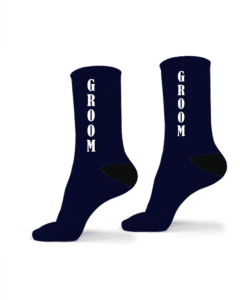 Personalised Socks - Blue - Image 4
