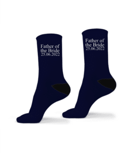 Personalised Socks - Blue - Image 5