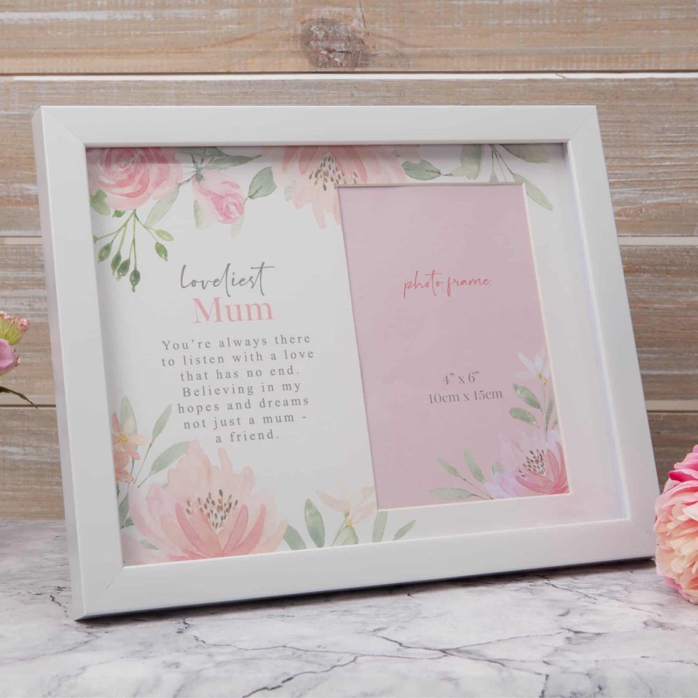 SP2274M-EUR19-99.jpg Loveliest Mum Floral Photo Frame - Image 1