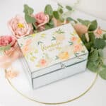 Mum's Large Glass Trinket Box