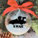Personalised with Name Racer - 10cm Acrylic Bauble