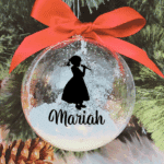 Personalised with Name Singer - 10cm Acrylic Bauble
