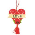 Heart-Shaped “Love” Hanging Decoration - Image 2
