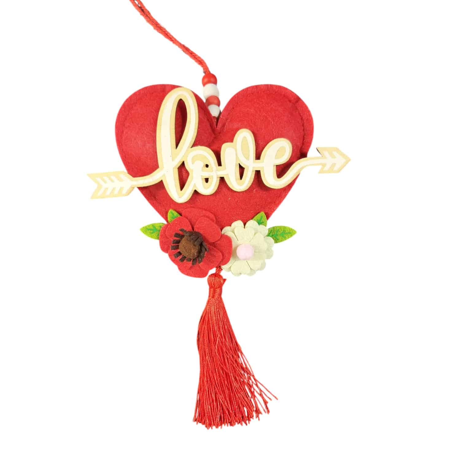 VAL_2.jpg Heart-Shaped “Love” Hanging Decoration - Image 1