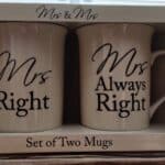 Mrs.Right & Mrs.Always Right Mug