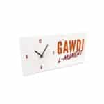 Gawdi l-Mument - Orange & Brown Wall Hanging Clock