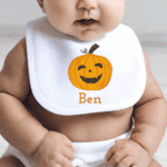 Pumpkin - Personalised Halloween Bib