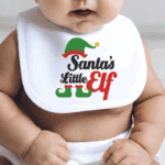 Santa's Little Elf - Christmas Bib