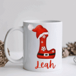 Santa Initial - Personalised Mug