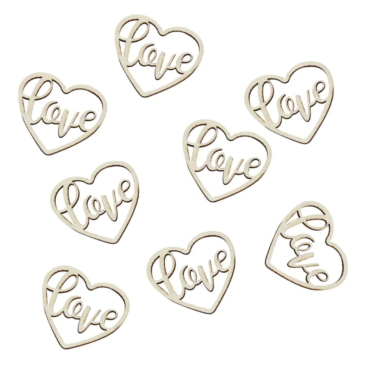 505055995964603.jpg Wooden Love Table Confetti - Image 1
