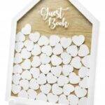 House - Shaped Wedding Guest Book Frame