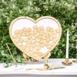 Wooden Heart - Guest Book