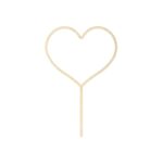 Heart -Wooden Cake Topper