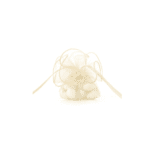 Ivory Organza Bag - Round 27 CM