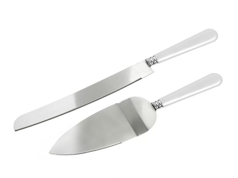 5901157452221.jpeg White Handle - Cake Server Set - Image 1