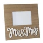Mr & Mrs Wooden Frame