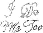 I Do, Me too - Shoe Rhinestone Sticker - Image 2