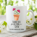 Thank You For Helping... - Personalised Mug