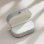 Velvet Ring Box - Grey