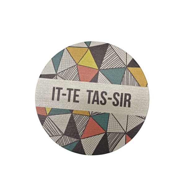 It-Te tas-Sir- Geometric Coaster