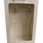 Happy 25th Anniversary - Champagne Flutes