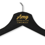 Amy's Black Wood Hanger - Adult
