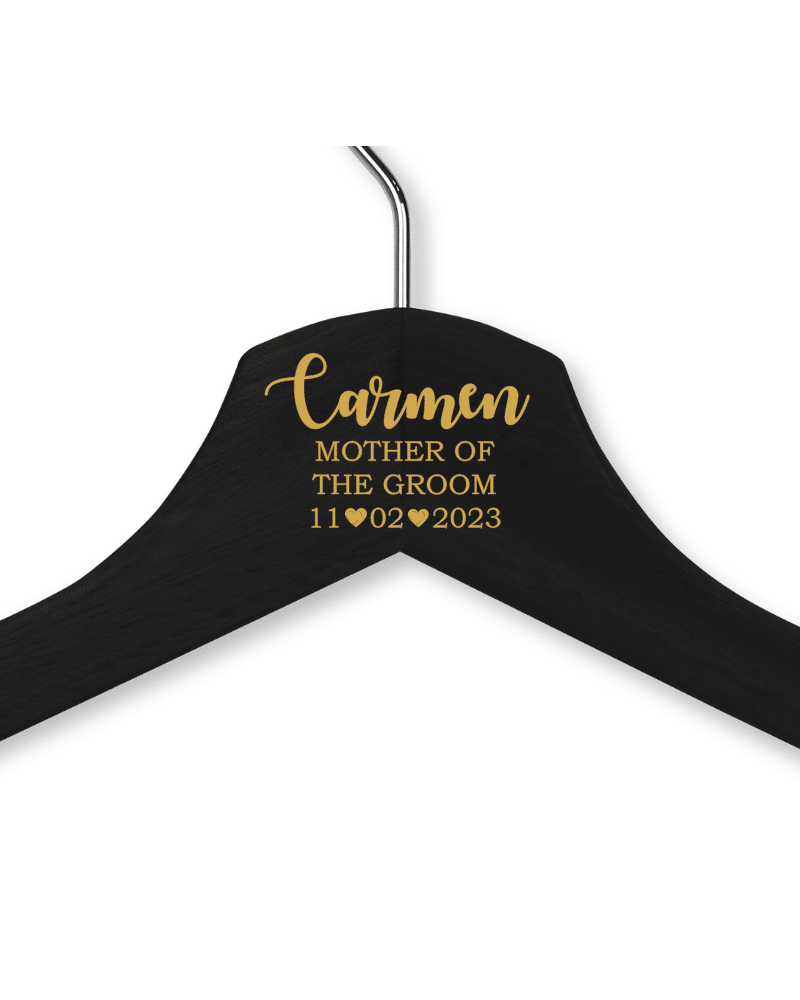 carmenhanger.png Carmen's Black Wood Hanger - Adult - Image 1