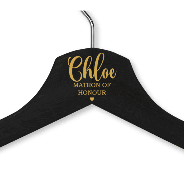 Chloe's Black Wood Hanger - Adult