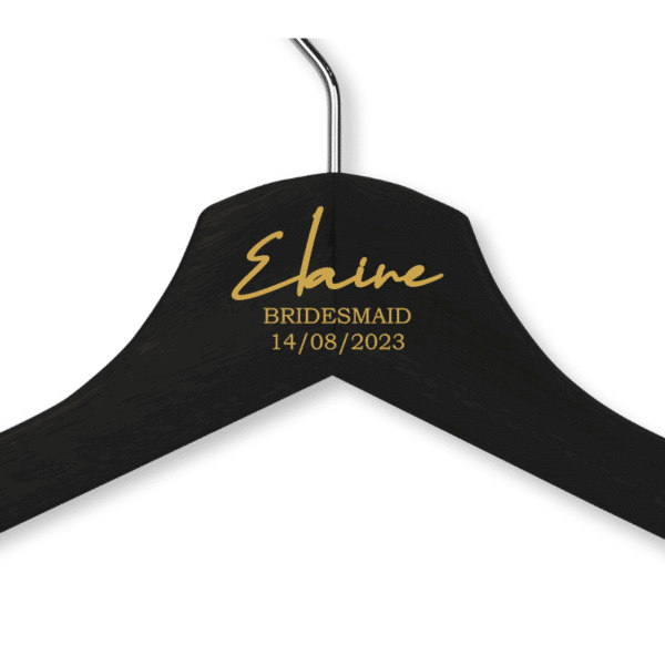 Denise's Black Wood Hanger - Adult