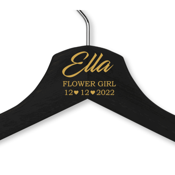 Ella's Black Wood Hanger - Adult