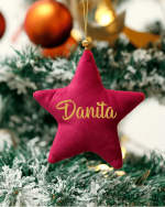 Personalised Velvet Star - 10cm - Image 2